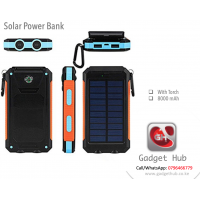 Solar Power Bank - 8000mAh